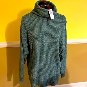 Oversized tunic sweater